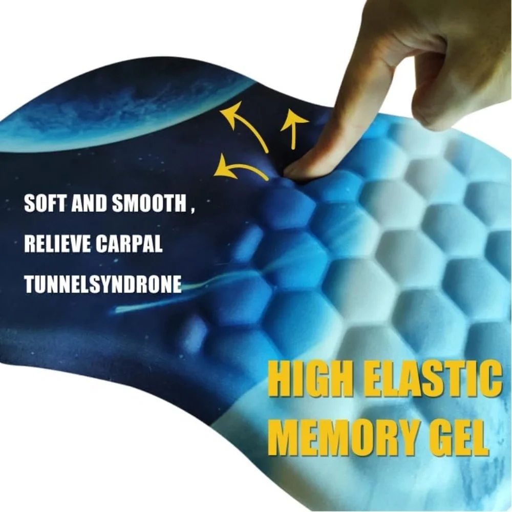 Ergonomic Massage Design Mouse pad for Pain reliefmouse Pads for Desk, Memory Fo